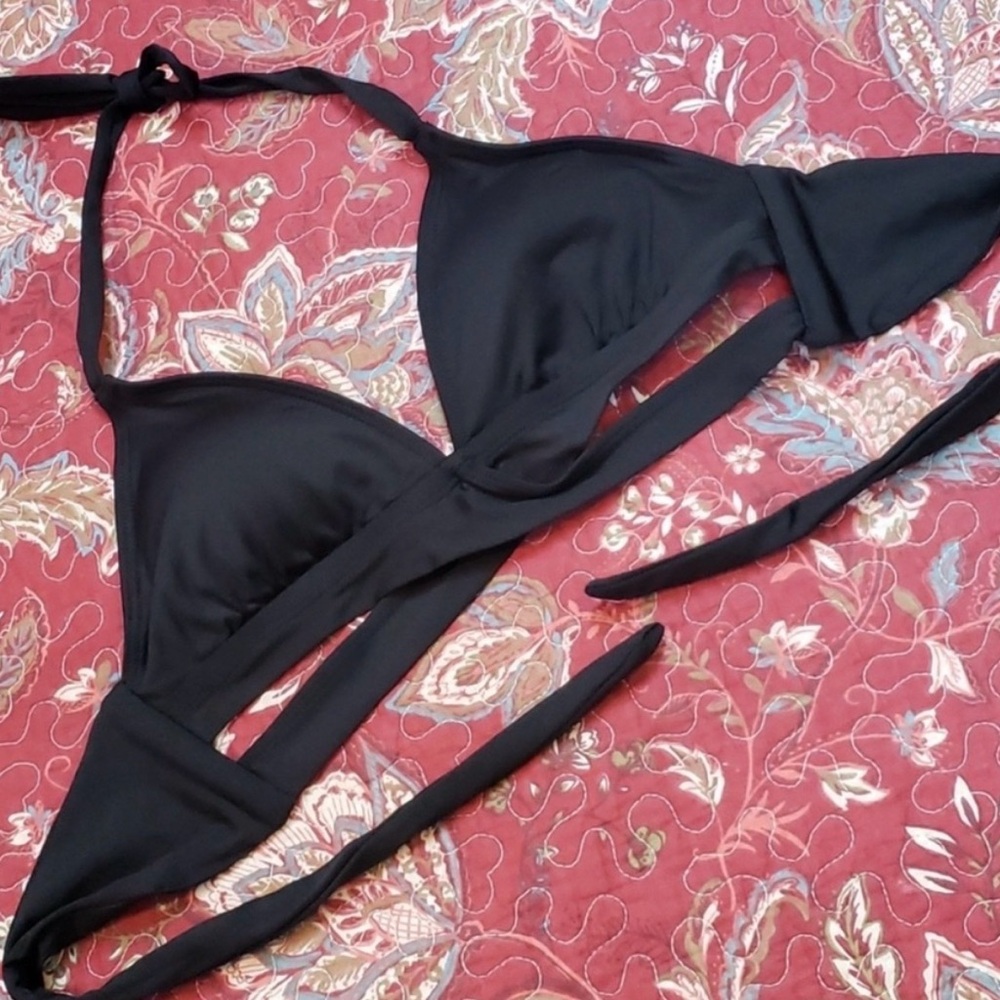 4 Pc SWIM MASHUP: Talbots Miraclesuit Shaping Tankini + Bikini Top + 2 Bottoms - Picture 16 of 16